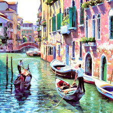 Схема вышивки «Венеция,»