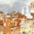 Предпросмотр схемы вышивки «Венеция, вода, лодка, картина,живопись, люди» (№1056962)