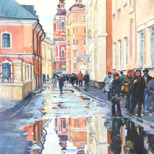 Схема вышивки «город»