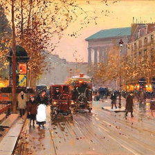 Схема вышивки «город»