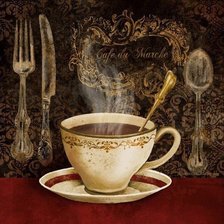 Схема вышивки «Чашка кофе»