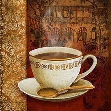 Схема вышивки «Чашка кофе»