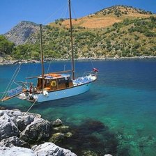 Схема вышивки «лодочка»