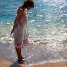 Схема вышивки «У моря»