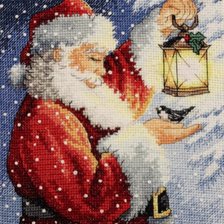 Схема вышивки «Дед Мороз»