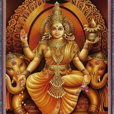 Схема вышивки «Лакшми»