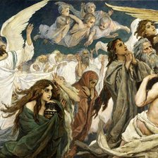 Схема вышивки «Радость праведных (Васнецов)»