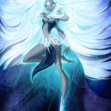 Схема вышивки «Волшебница льда»