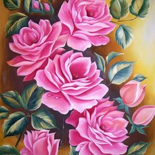 Схема вышивки «Розы»