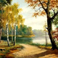 Схема вышивки «картины художников»