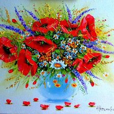 Схема вышивки «Букет цветов»