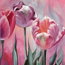 Схема вышивки «Тюльпаны 2»