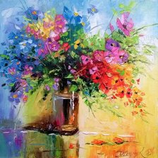 Схема вышивки «Полевые цветы»