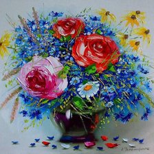 Схема вышивки «Букет»