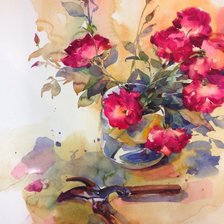 Схема вышивки «Розы»