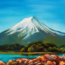 Схема вышивки «Фудзияма»