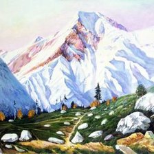 Схема вышивки «Северный Кавказ»