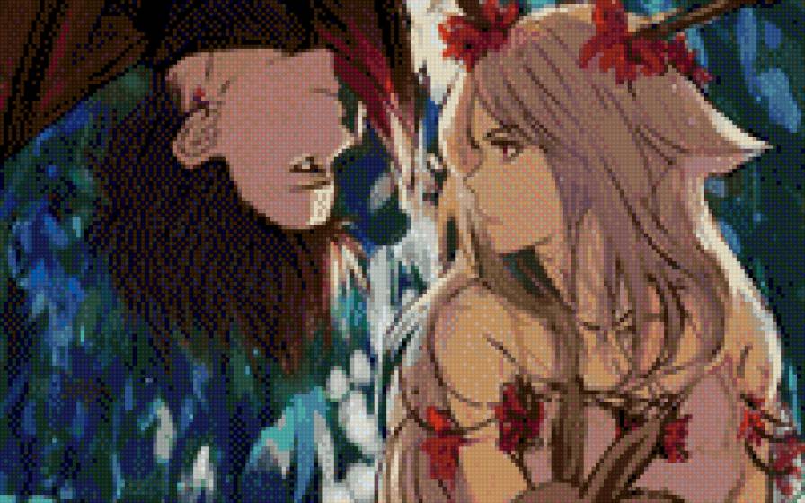 Удивление - парень, девушка, аниме - предпросмотр