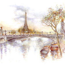 Схема вышивки «Набережная»