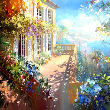 Схема вышивки «Солнечный денек»