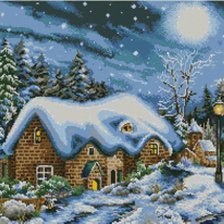 Схема вышивки «зимняя сказка»