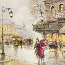 Схема вышивки «Город»