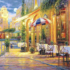 Схема вышивки «Набережная»