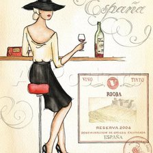 Схема вышивки «В кафэ»