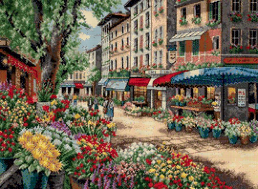 Рынок в париже - города, париж - предпросмотр