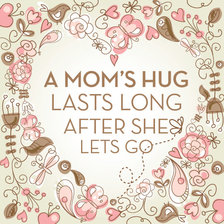 Схема вышивки «Mom HUg»