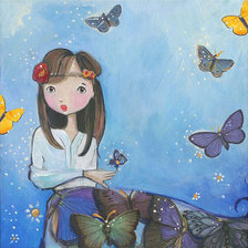 Butterfly girl