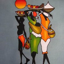 Схема вышивки «African Family»