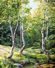 Схема вышивки «березы2»