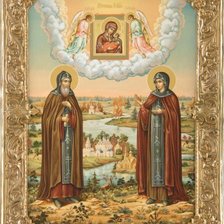 Схема вышивки «Петр и Феврония»