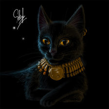 Схема вышивки «бастет»