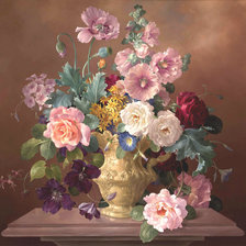 Схема вышивки «Цветы»