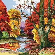 Схема вышивки «осень»