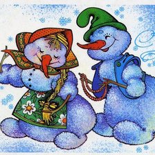 Схема вышивки «Открытка»