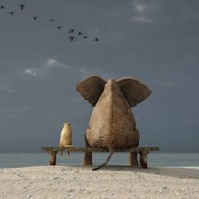 Схема вышивки «Друзья»