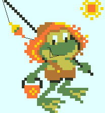 Схема вышивки «На рыбалку»