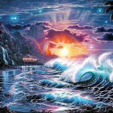 Схема вышивки «природа»