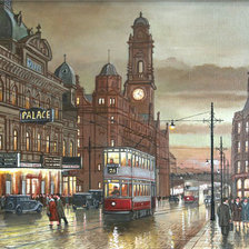 Схема вышивки «город»