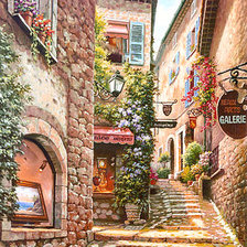 Схема вышивки «улочка»