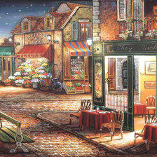 Схема вышивки «город»