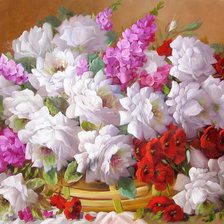 Схема вышивки «Цветы»