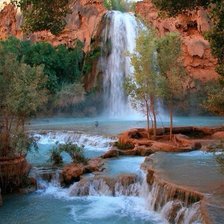 Схема вышивки «Водопад»