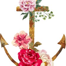 Схема вышивки «Якорь»