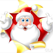 Схема вышивки «дед мороз»