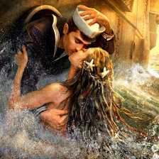 Схема вышивки «поцелуй русалки»