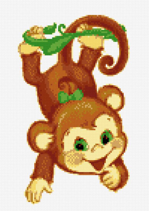 мартышка - обезьянка, символ года, животное - предпросмотр